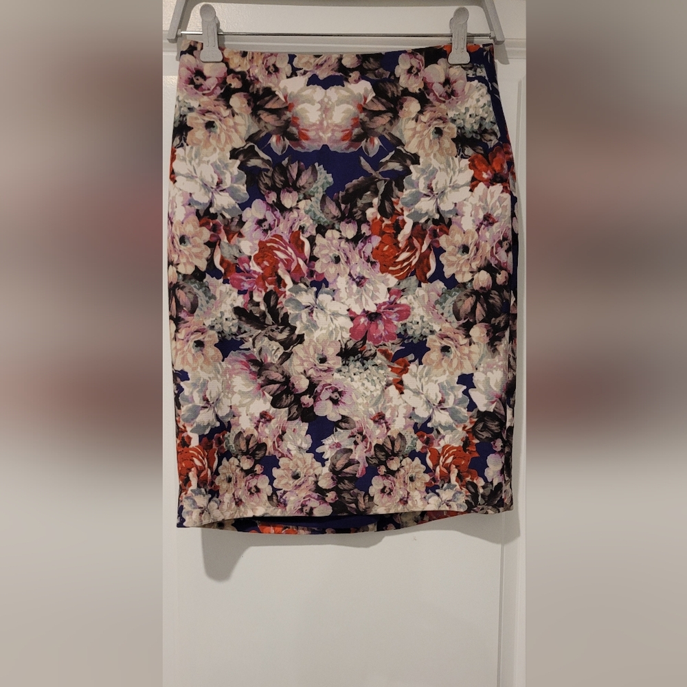 Talbots Multicolored Pencil Skirt